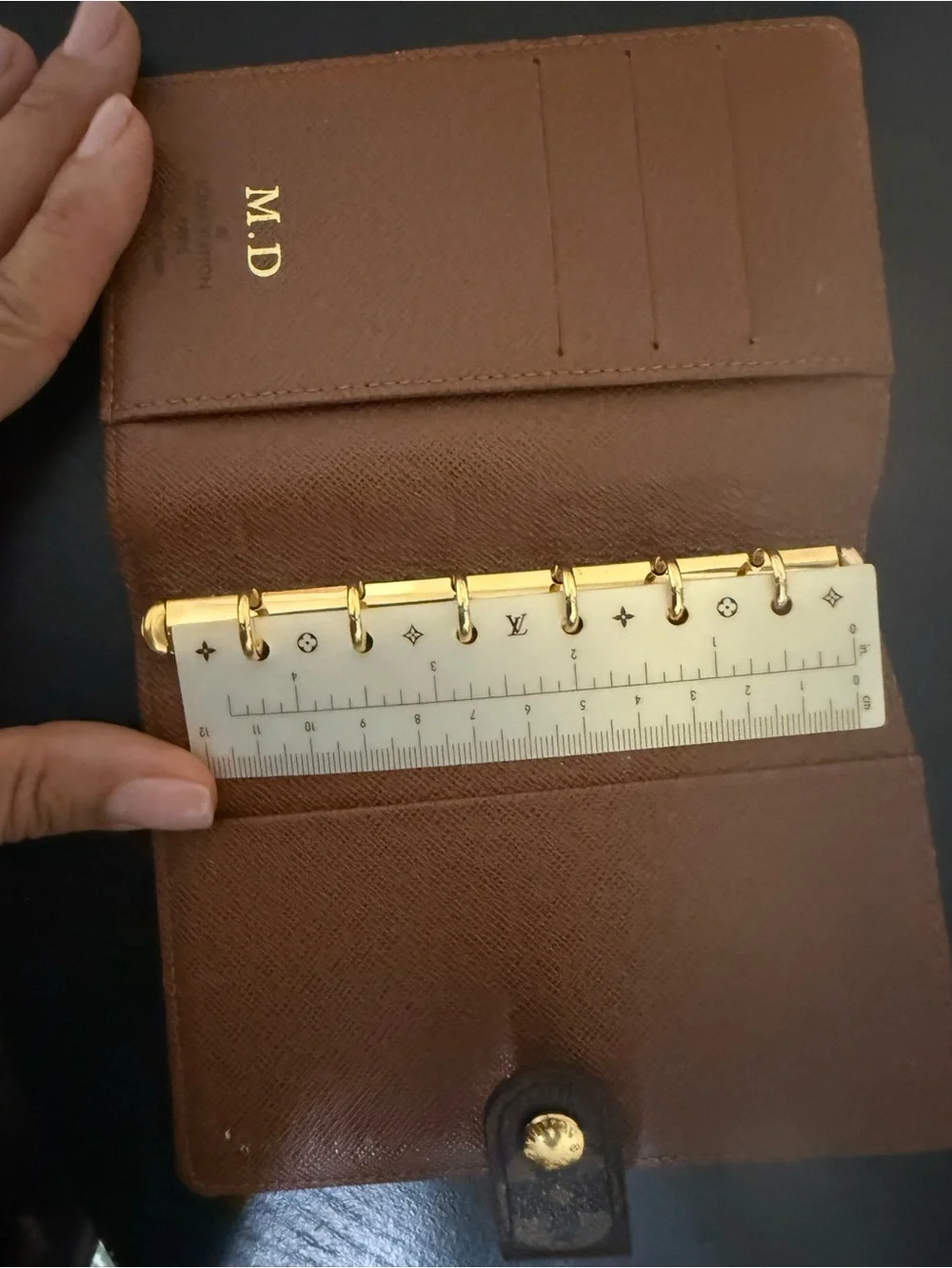 Louis Vuitton Monogram Canvas small agenda